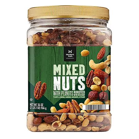 We are so confident you will be delighted with your Member's Mark purchase that we promise to refund. . Sams club mixed nuts